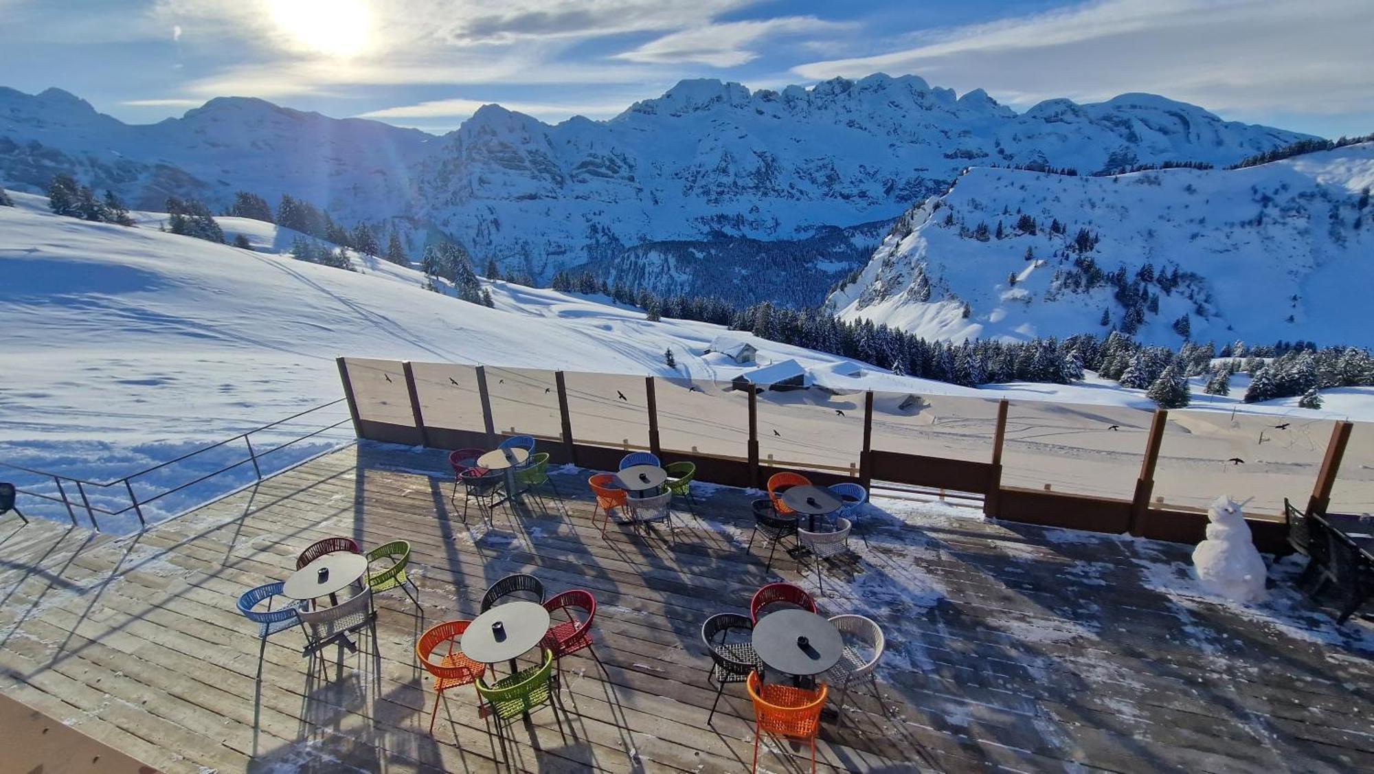 Hotel Le Chaudron Ski In Ski Out Champéry Buitenkant foto